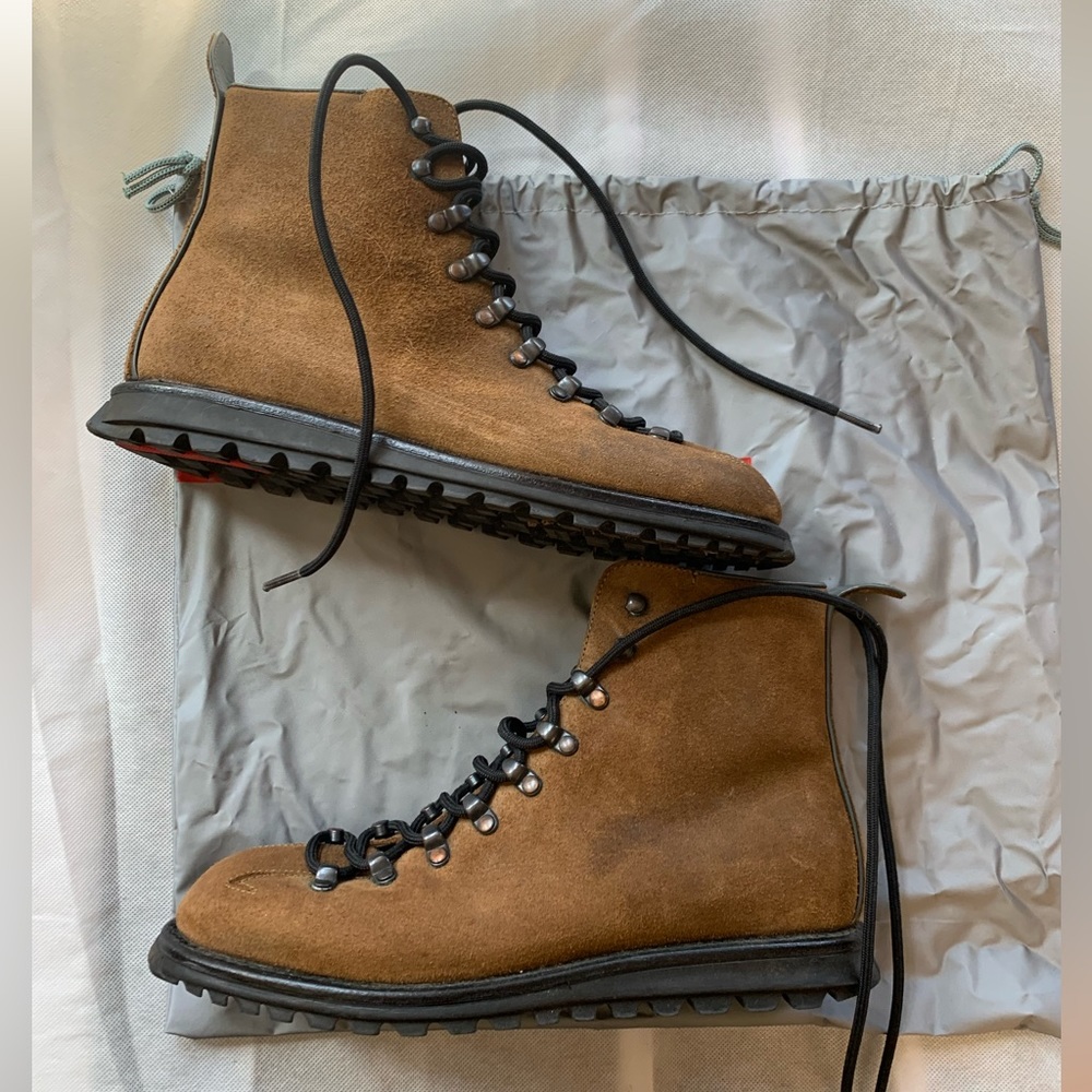 Rare Vintage Prada Linea Rossa Prada Sport Lace Up Suede Boot Women’s 38 - Picture 7 of 7
